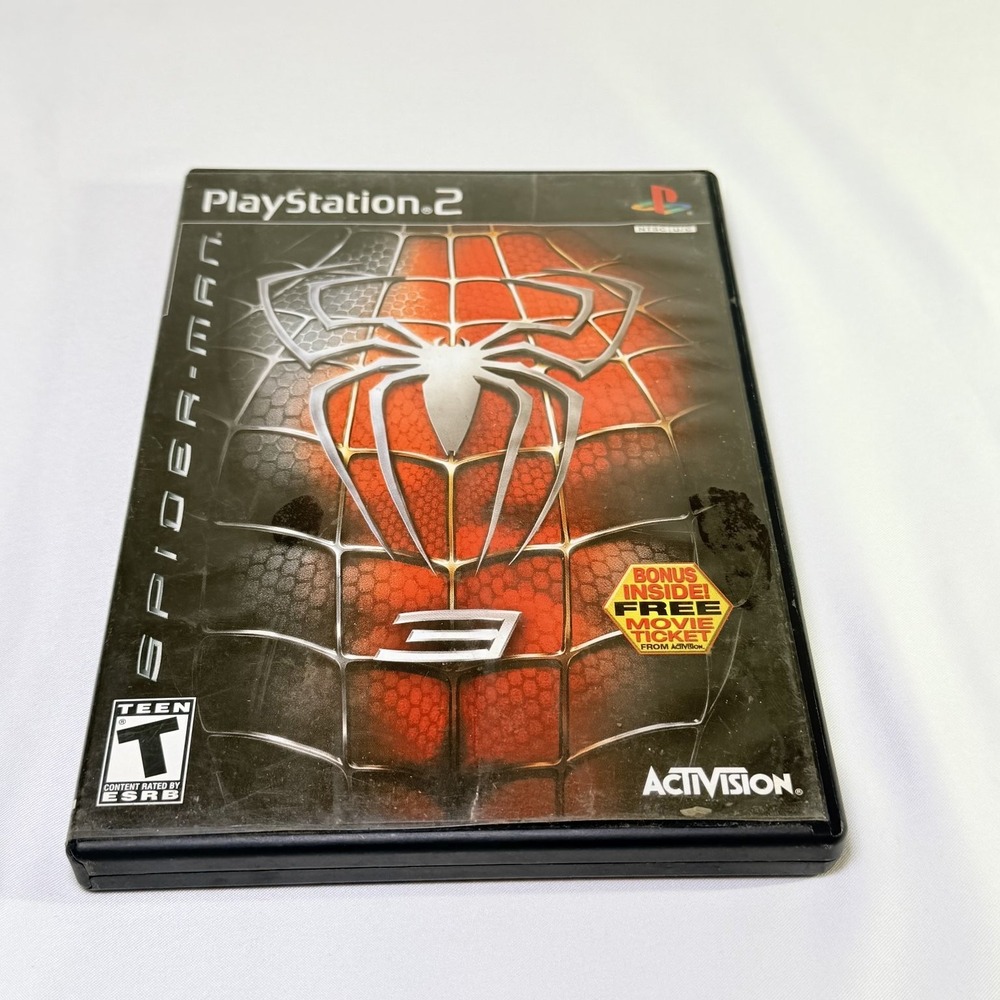 Spider-Man 3 PS2 PlayStation 2 Video Game Action Adventure